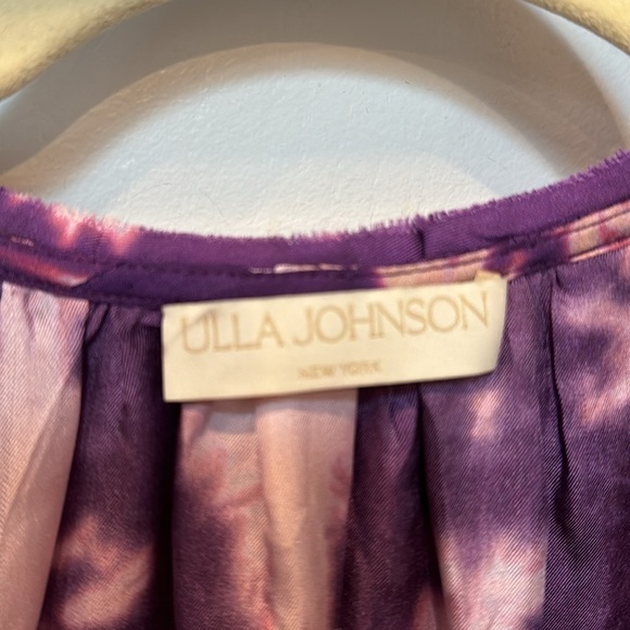 Ulla Johnson Emery Silk Tiered Ruffle Dress 10 - Picture 6 of 8